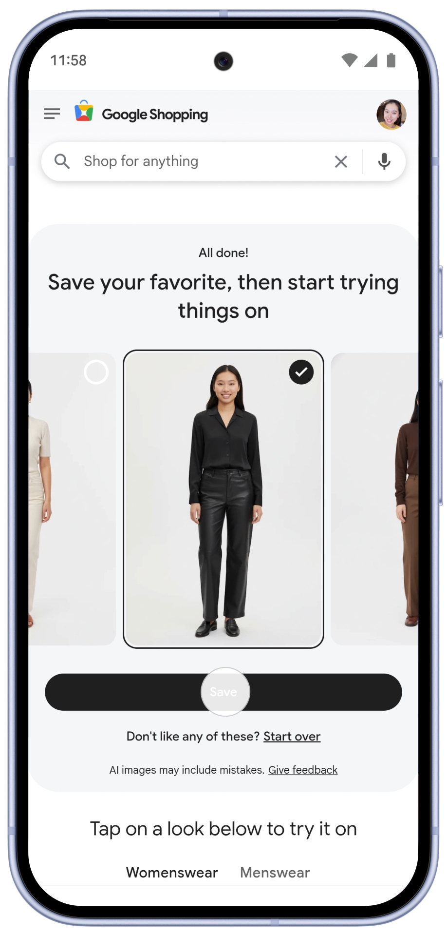 Google Launches Selfie Based AI Try On for Virtual Clothing Shopping