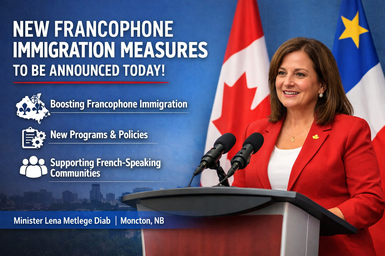 Minister Diab to Announce New Francophone Immigration Measures Today