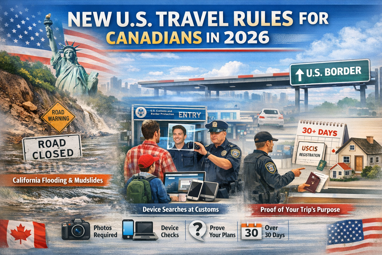 5 New U.S. Travel Rules Canadians Must Know Before Entering the United States in 2026 | HireCade