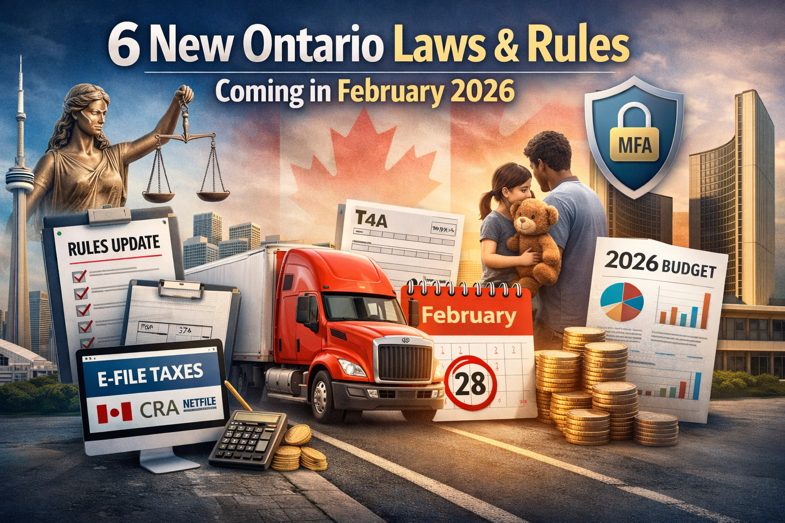 6 New Ontario Laws and Rule Changes Taking Effect in February 2026