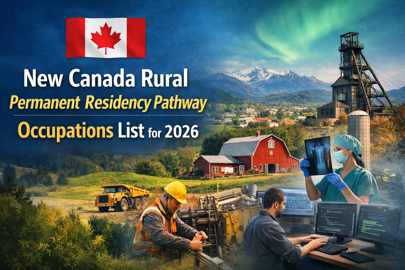 Canada Announces New Rural PR Occupations List for 2026 Full Community Breakdown