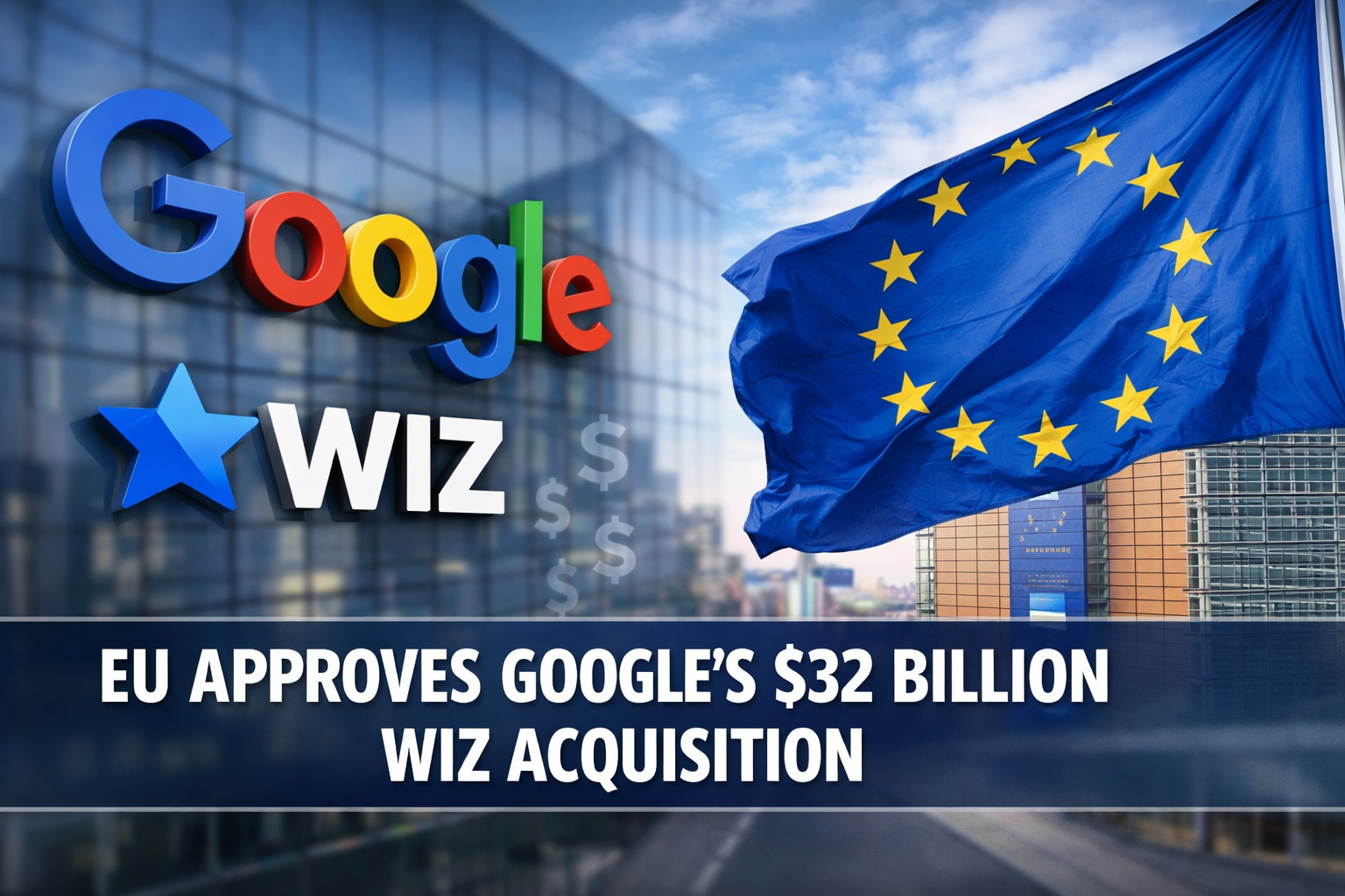 Google Receives EU Antitrust Clearance for $32 Billion Wiz Cybersecurity Acquisition