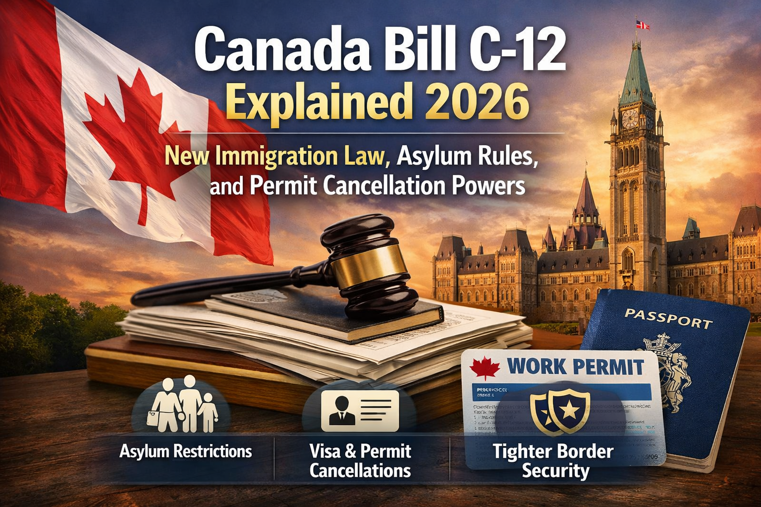 Canada Tightens Immigration With Bill C-12: New Rules on Asylum, Visas, and Border Security