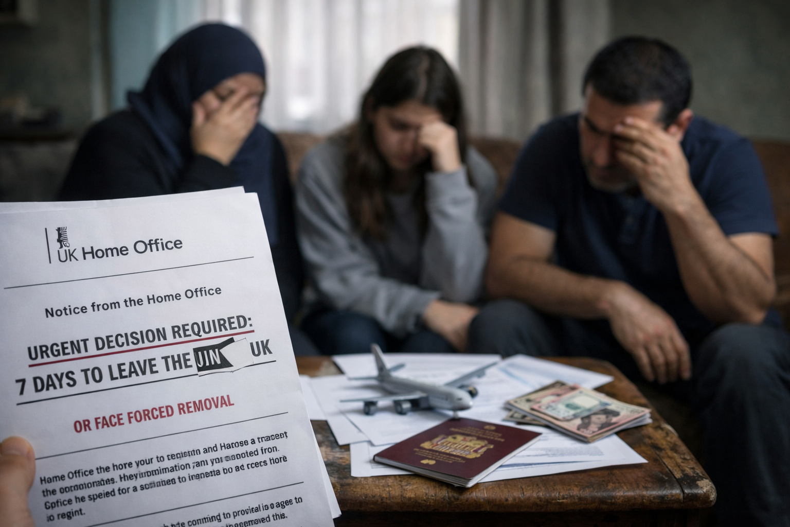 UK Asylum Families Given 7 Days to Leave, Ask Government for More Time