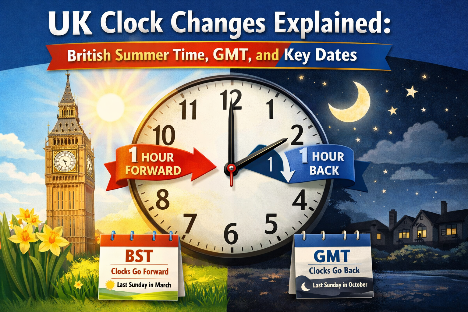 UK Clock Changes Explained: British Summer Time (BST) and Greenwich Mean Time (GMT)
